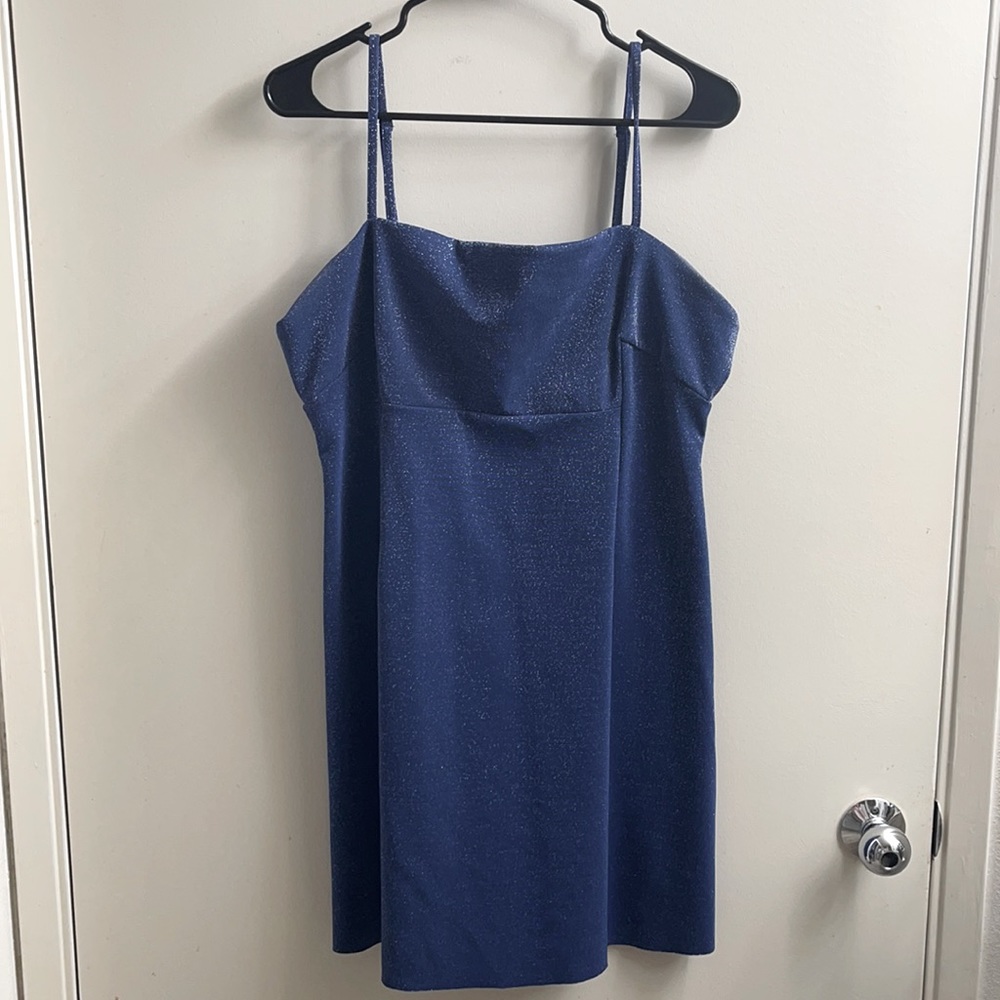 Wild Fable Sparkly dark blue mini dress | NWT